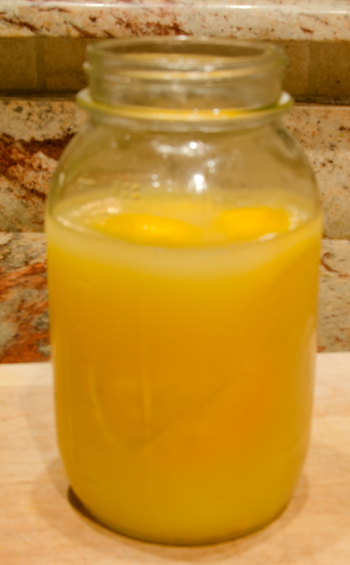Over time the juice will take on a cloudy appearance.